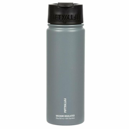 EAT-IN TOOLS 20 oz Double-Wall Vacuum-Insulated Bottles with Flip Cap, Slate Grey EA3538067